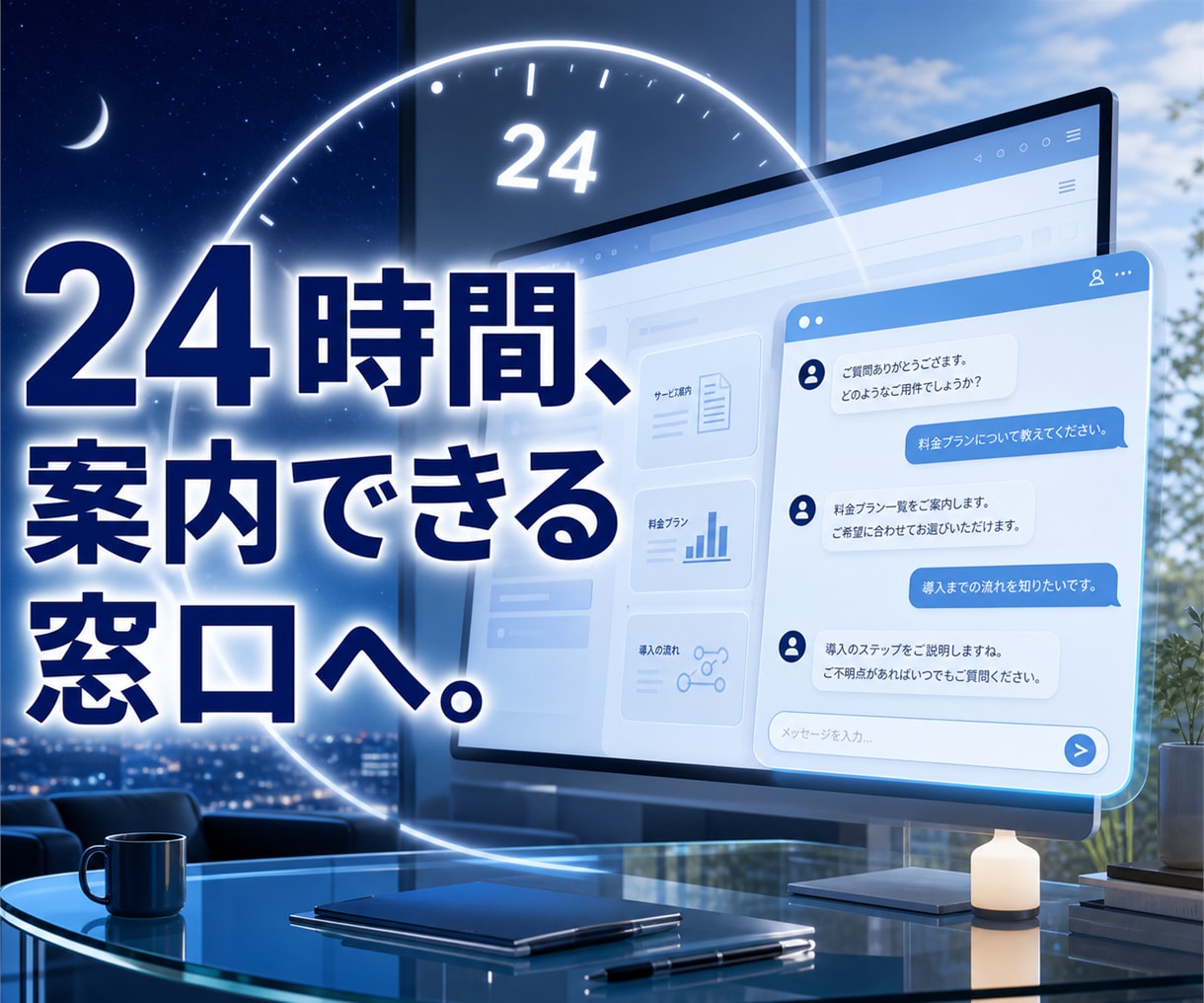 Web用AIチャットボットを導入します FAQ整理から設置・動作確認まで対応 イメージ8
