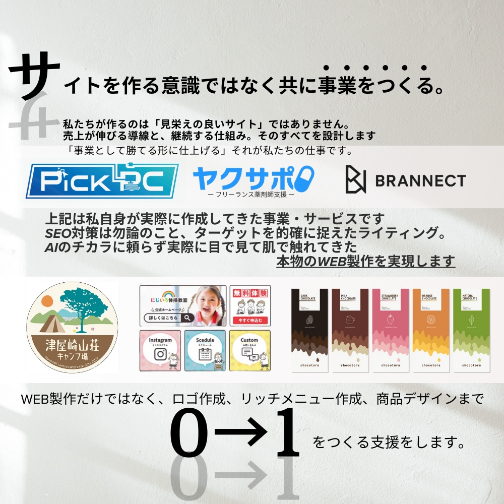 事業を売れる形へ。ブランドとWebを構築します AIに作れない“勝てる事業構造”を丸ごと設計 イメージ7