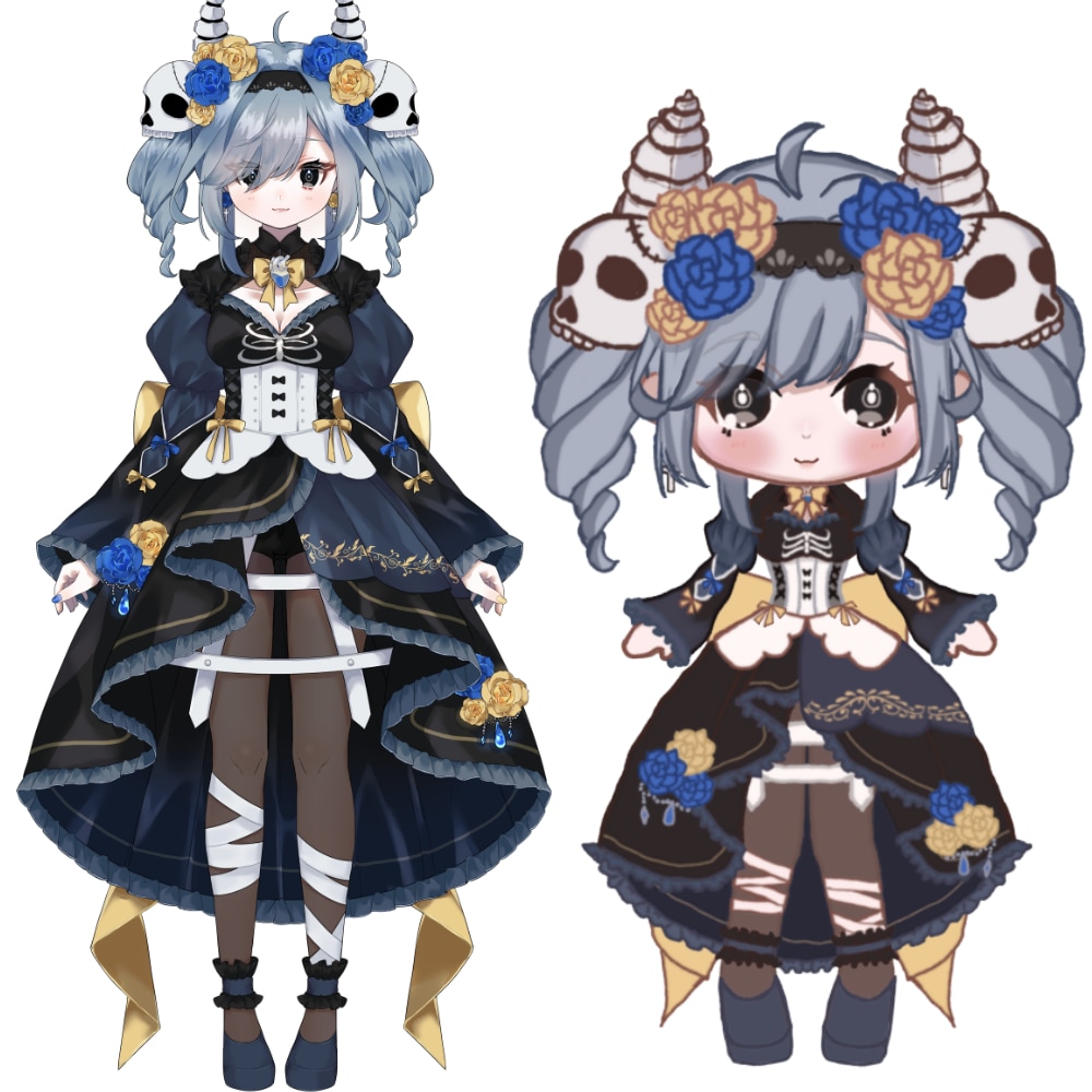 Vtuber　SD立ち絵作成します 配信のアクセント、グッズにSD立ち絵はいかがですか？ イメージ2