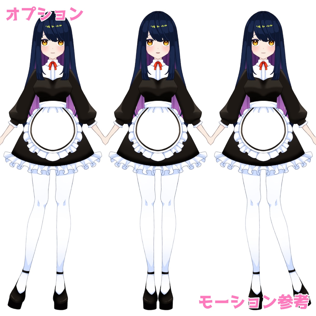 Live2Dキャラクターを生かしたモデリングします 活動内容に合わせて高可動域まで制作可能です イメージ7