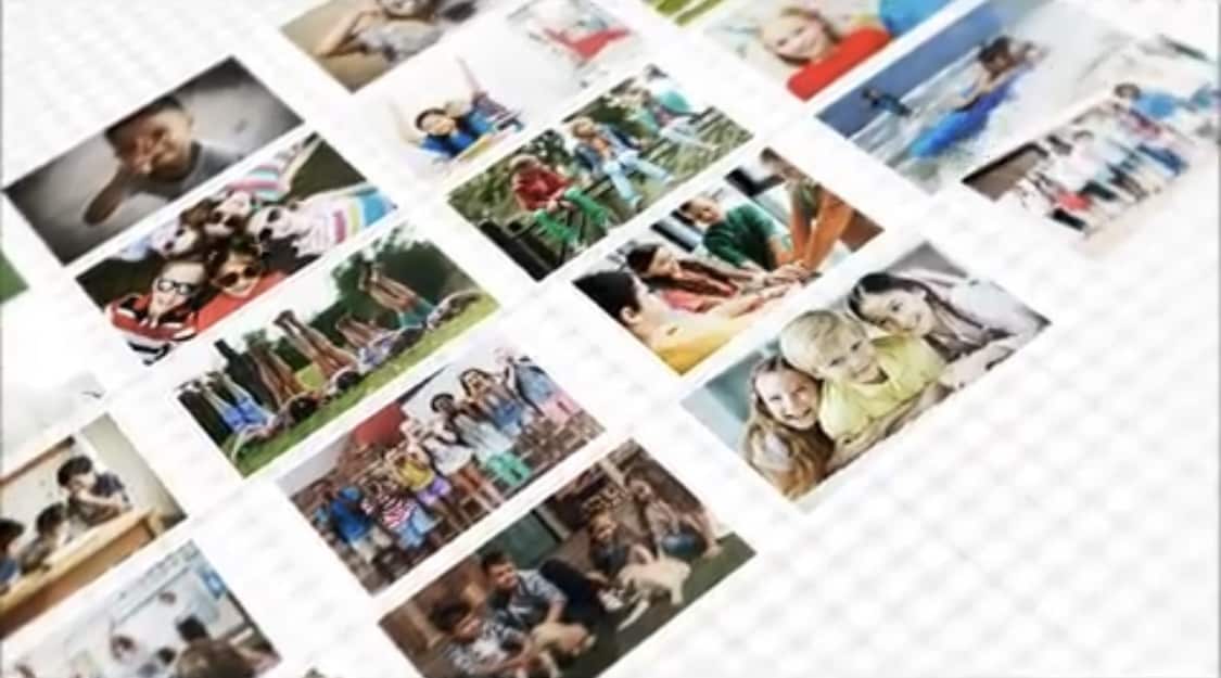複数の写真で作る、モザイクアート動画作成します 送別会、結婚式余興に！写真とメッセージでおしゃれな動画を！ イメージ2