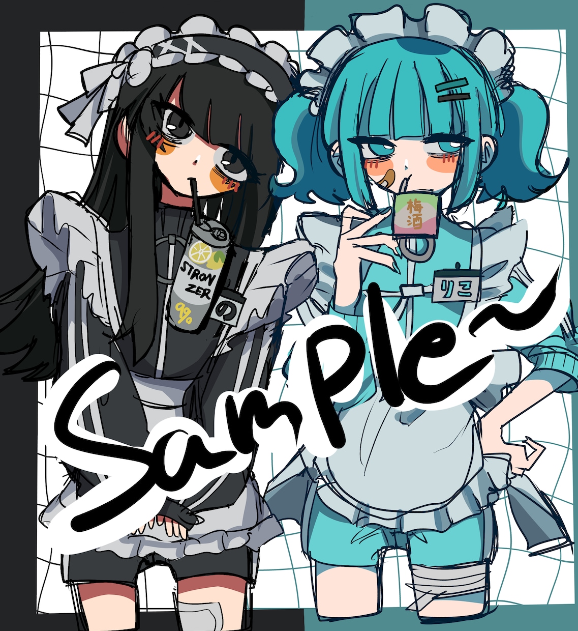色んなメイドさんを描きます イラスト作成、snsアイコンなどのイラストを作成します！ イメージ5