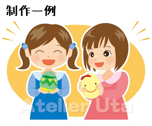 挿し絵にぴったり！　可愛い人物のイラスト制作します 【修正無制限】オリジナルイラストでイメージUP♪ イメージ7