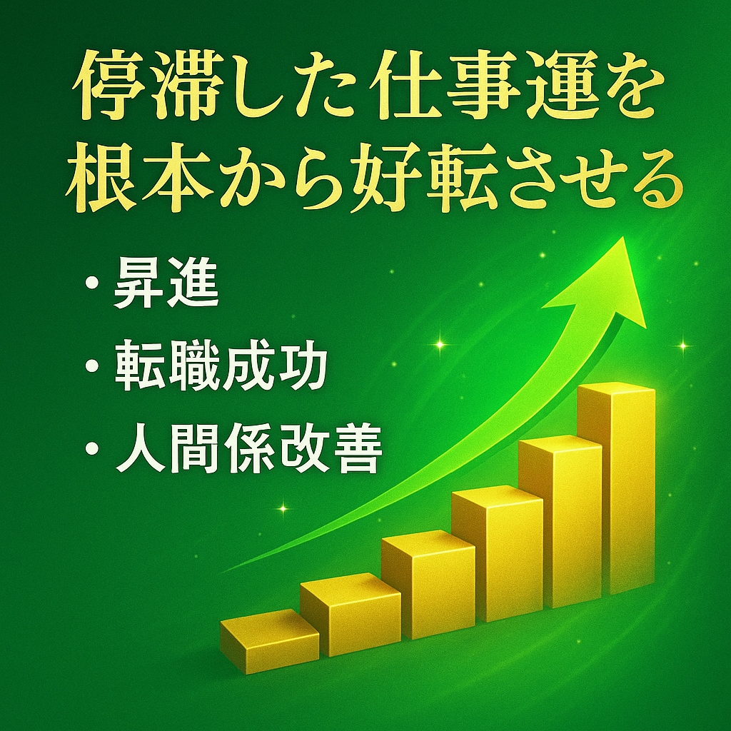 30年の霊視経験による【本格仕事鑑定】を行います 仕事運停滞の真の原因と人生好転への道筋を読み解きます イメージ6
