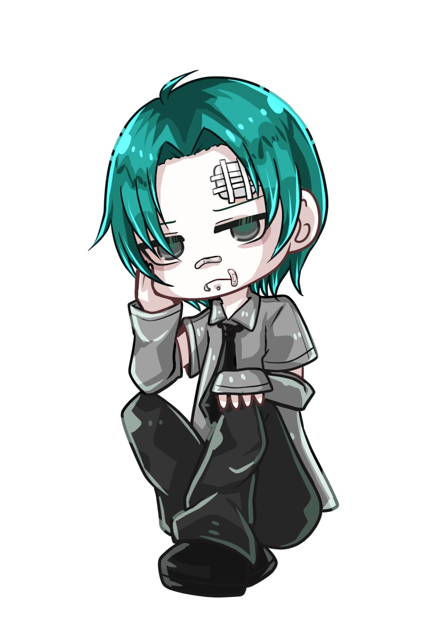 可愛いディフォルメイラスト描きます 髪がつやつやのデフォルメ（全身）イラストを描きます イメージ10