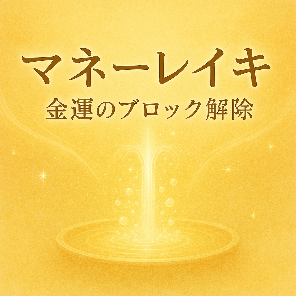 マネーレイキで豊かさを引き寄せます お金の巡りと心を癒すヒーリングで金運アップをサポート イメージ3