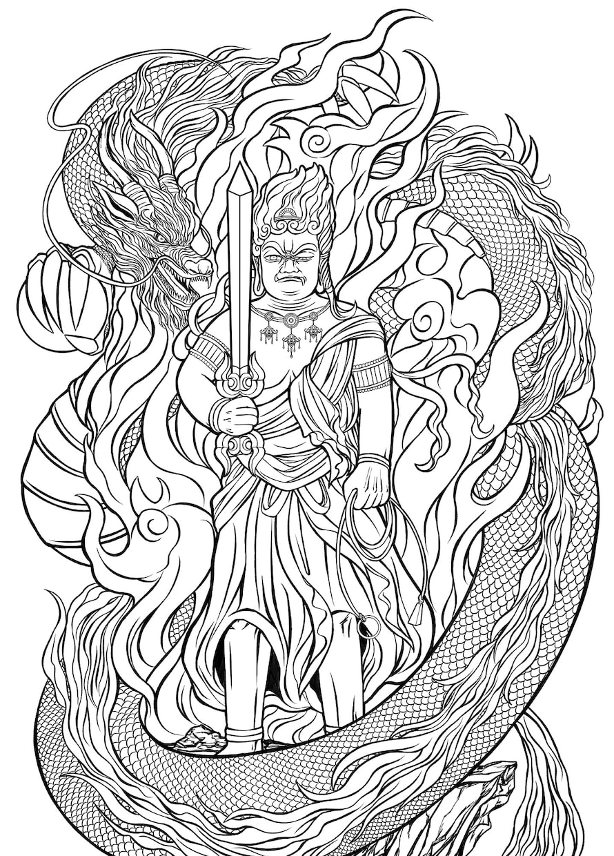 素敵な仏様・神様のイラストを描きます オリジナルの仏様・神様もつくれます！ イメージ2