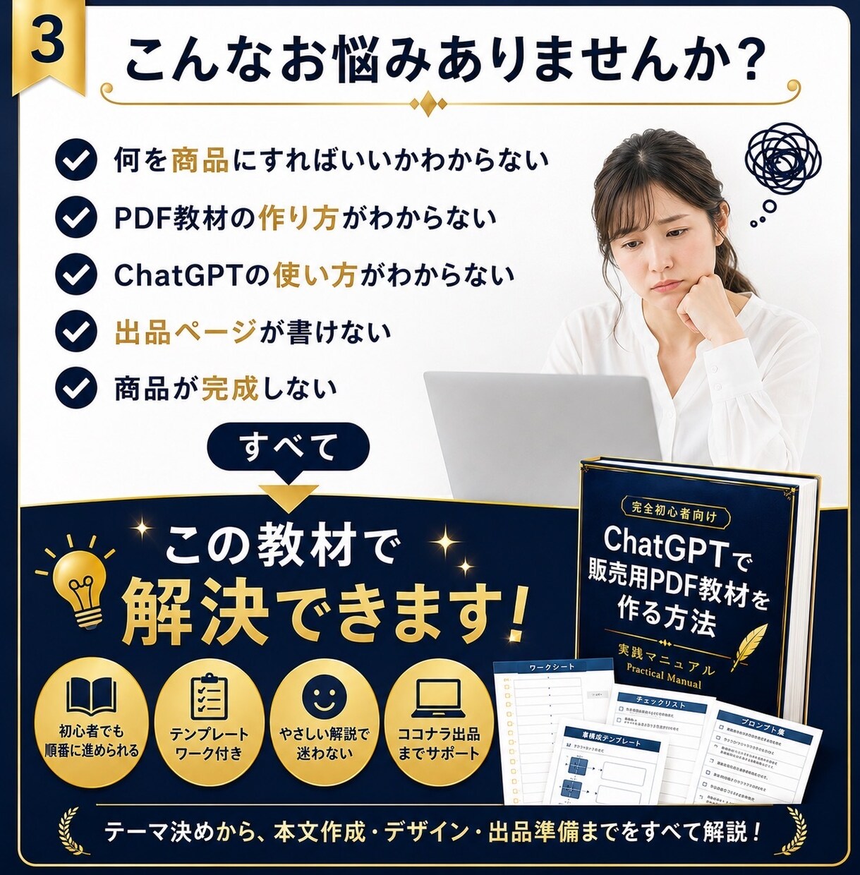 完全網羅の副業収入ノウハウ、お渡しします 副業収入の知識ゼロからでも、迷わず実践できます イメージ3