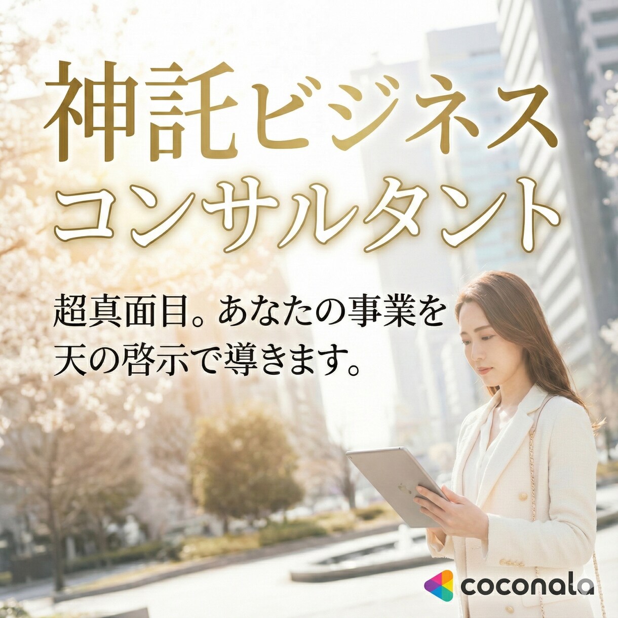 神託で、起業の悩みを支援します 理由不明の行き詰まり/課題整理では解決しない 状況を進めます イメージ1