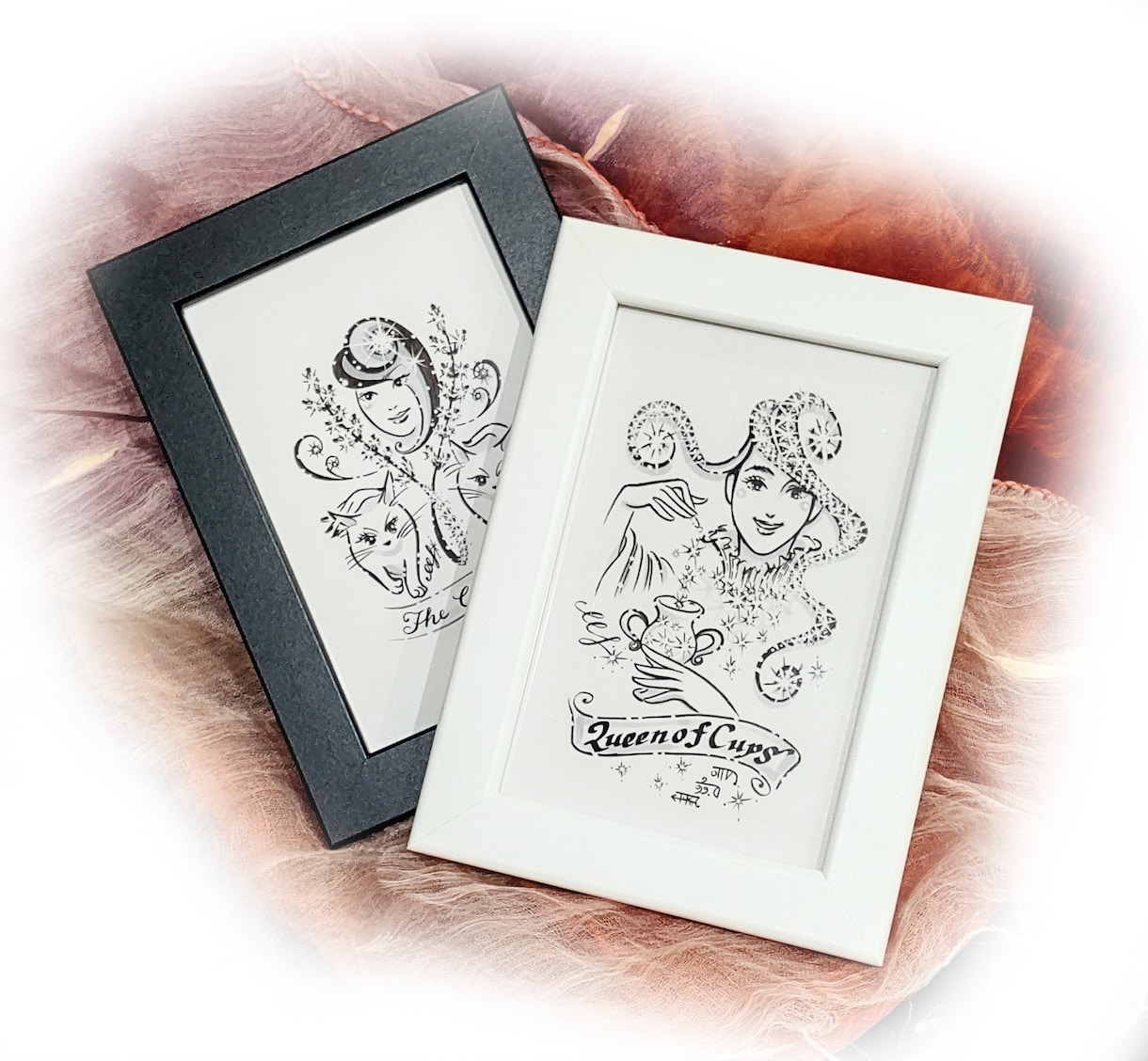 あなたをタロットキャラクターでキラキラに描きます 有料オプションのフレーム入り複製画はプレゼントにも最適です❣ イメージ2