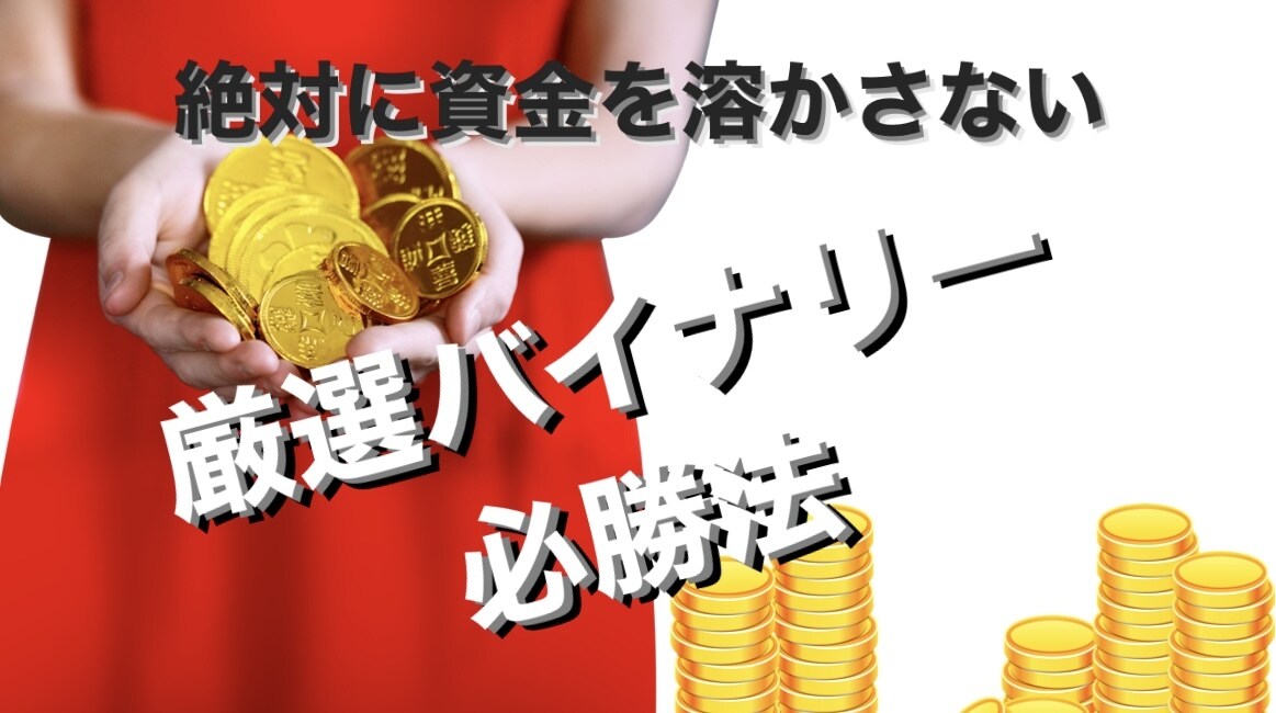 厳選バイナリー必勝法を伝授します 絶対に資金を溶かさない！珠玉のバイナリー手法 イメージ1