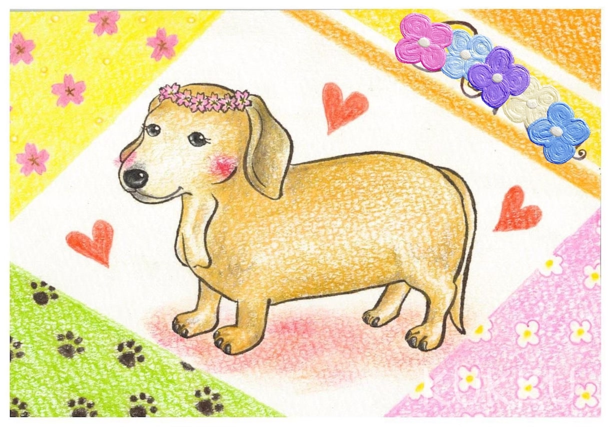 年賀状＆暑中見舞い手描きイラスト作成致します 温かみのあるイラストで想いを伝えませんか(*ᴗˬᴗ)ꕤ*｡ﾟ イメージ8