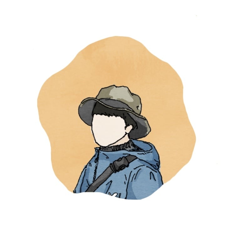 ふんわり手描きのSNSのアイコンを作成します 水性ペン・水彩タッチで上半身をスケッチ○ イメージ2