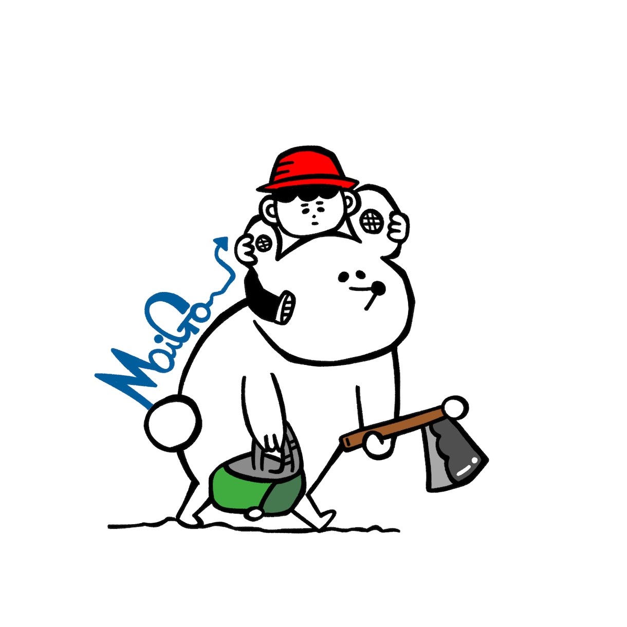 商用利用OK！動物や人物イラスト描きます 独特のタッチでオリジナル出します！ イメージ2