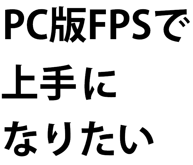 PC版FPSを始める方に上達法を親切に解説致します PC版FPS始めてみたが全くスコアが出ない…そんなあなたへ！ イメージ1