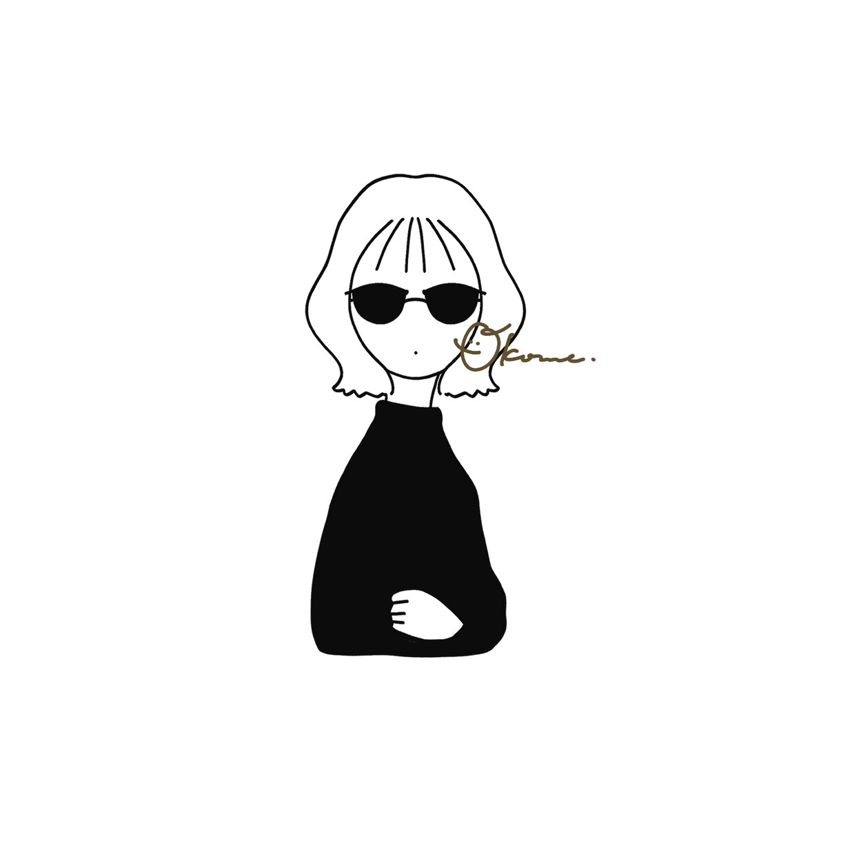 シンプルでお洒落なイラスト制作します アイコン・SNS・動画など様々な用途にてご使用いただけます＊ イメージ5