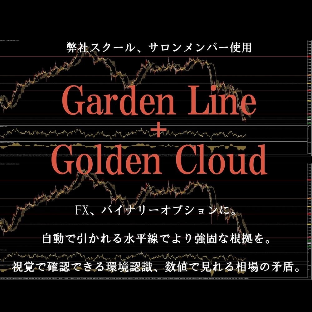 FXバイナリーオプションのシグナル+インジ譲ります 自動で引かれる水平線独自調整一目雲、調整済みRSI、MACD イメージ1