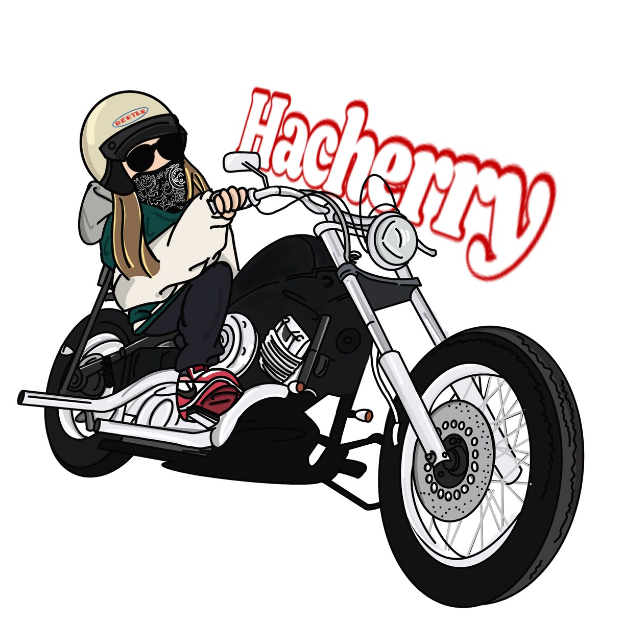 アイコンイラスト承っております バイクや車ともご一緒にアイコンイラストお描きします！ イメージ6