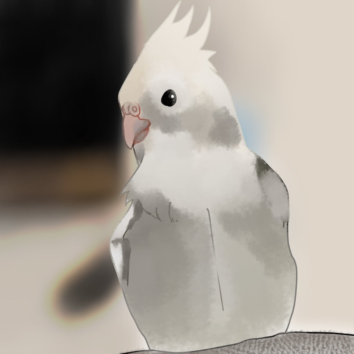 あなたの可愛いペットの鳥ちゃんを可愛く描きます 鳥ちゃんの絵を50枚以上描いてきた者が描きます！ イメージ1