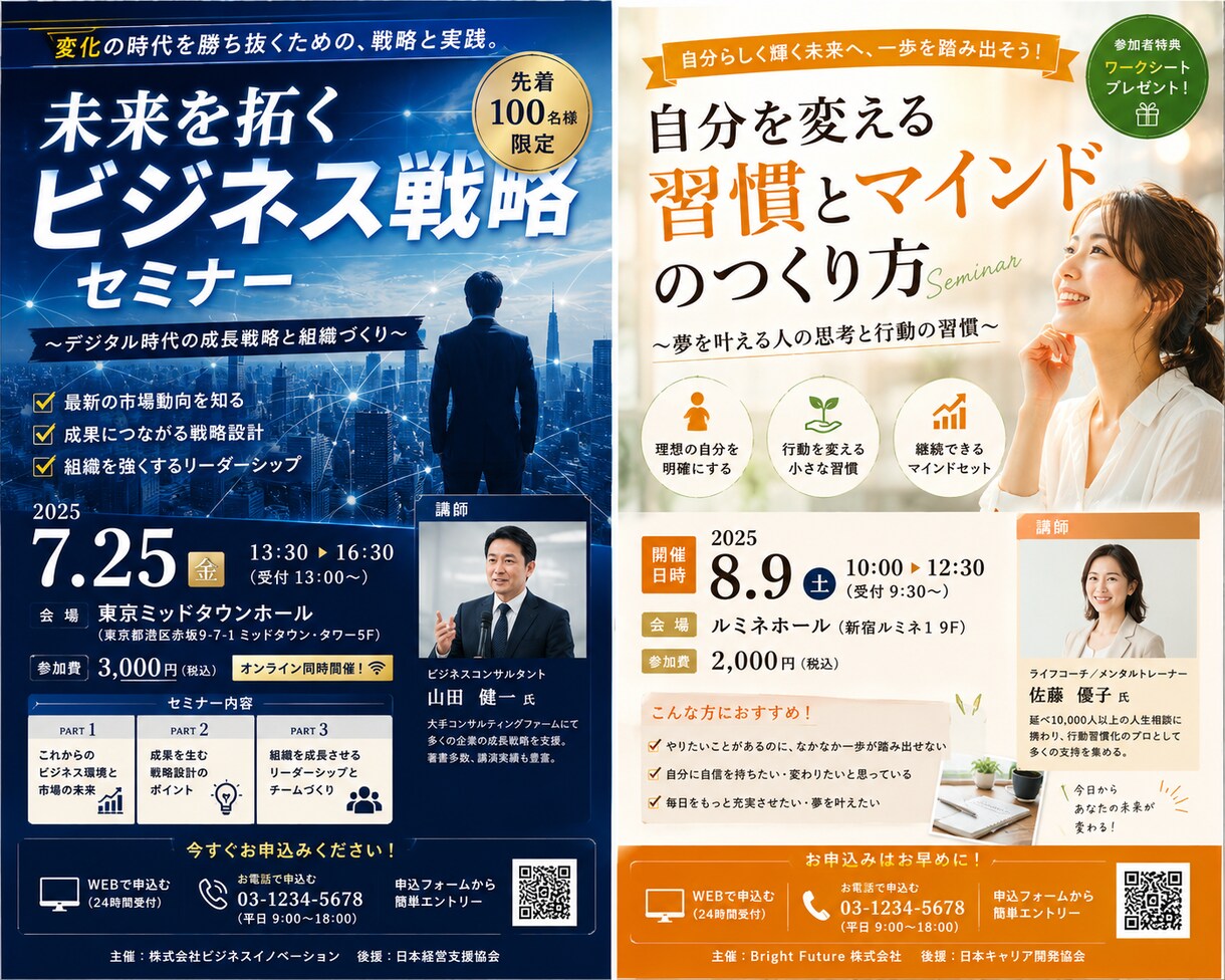 集客につながる目をひくポスターをプロが制作します 想いを伝え、行動を生むデザインを。 イメージ6