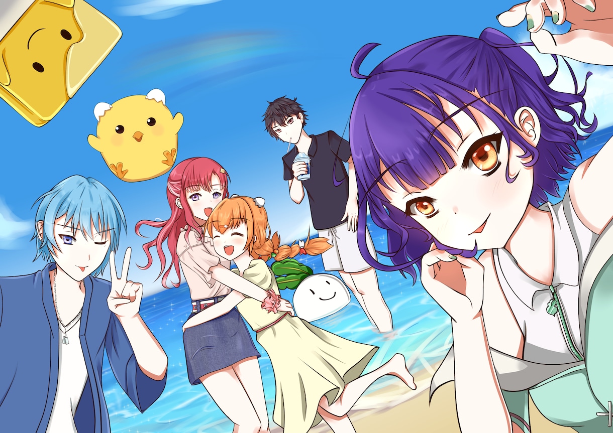 イラスト、作成いたします オリジナルキャラクター、二次創作キャラクターが欲しい方へ イメージ5