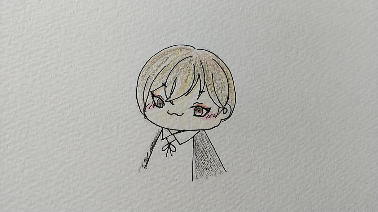 ミニキャラ作成します 自分の好きなアニメキャラ、人物の約2等身サイズイラスト イメージ1