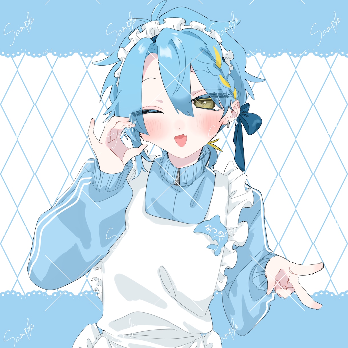 あなたのジャージメイド姿を描きます ジャージメイドは可愛くて最強です イメージ1