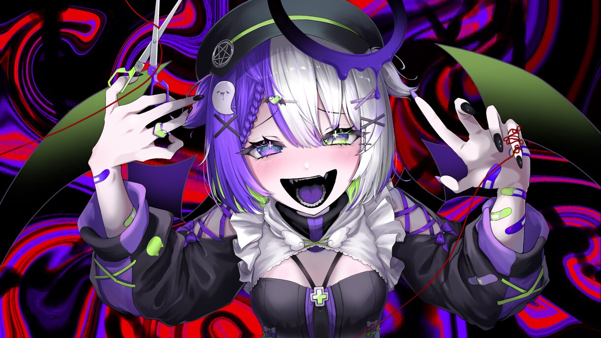 細かい！サブカルポップで不穏なイラスト描きます 可愛いだけじゃない、不穏で危ない雰囲気がお好きなあなたに イメージ8