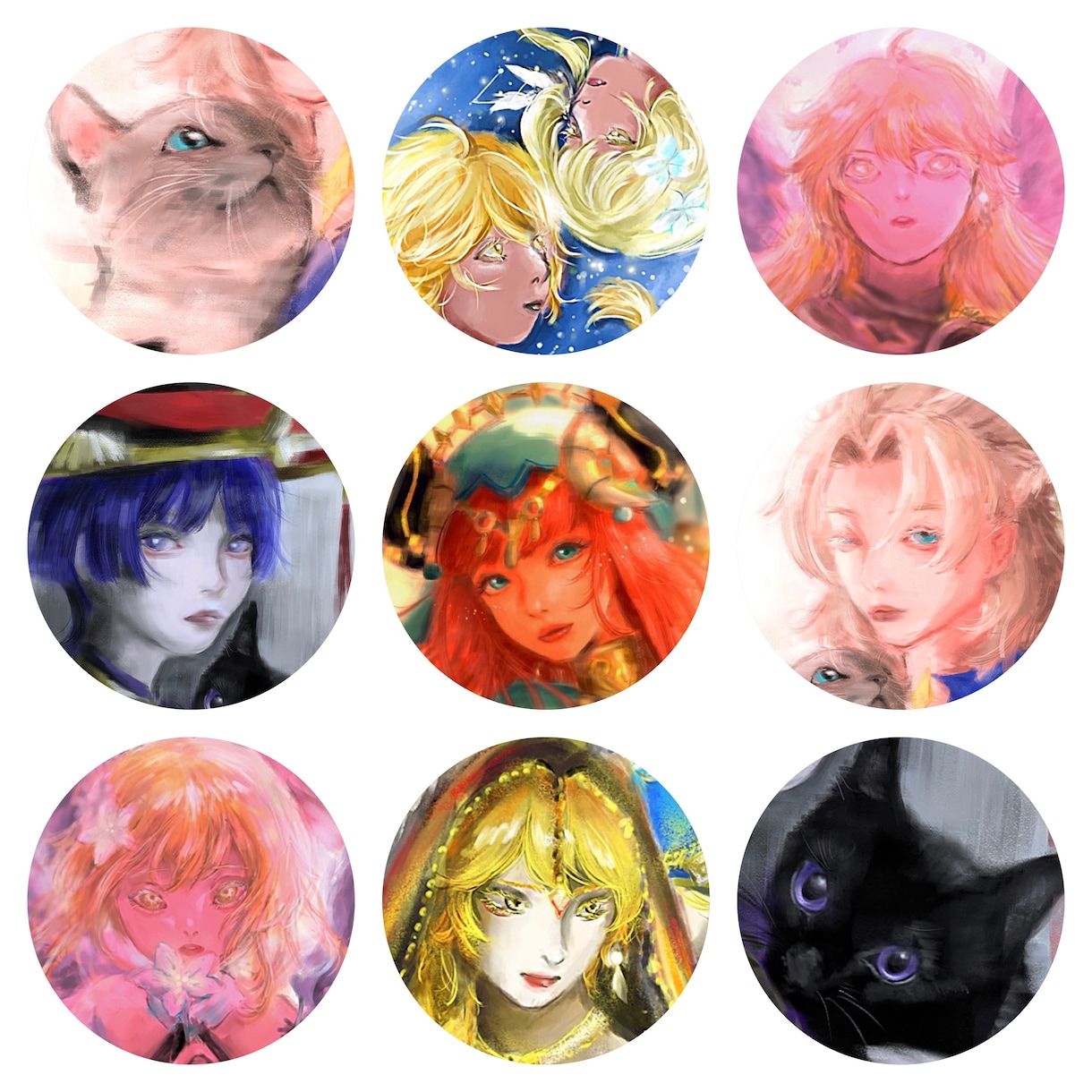 様々な用途・絵柄に対応可能◎イラスト作成いたします 人物(美少女、美少年)・動物・植物、大得意です！！！ イメージ2