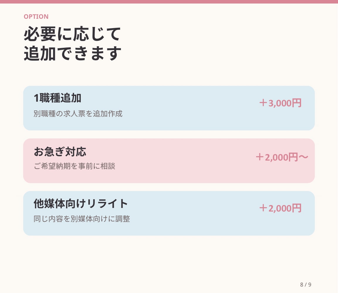 医療・保育・福祉の魅力が伝わる求人票を作成します 看護師経験を活かし求職者目線で魅力を言語化 イメージ8