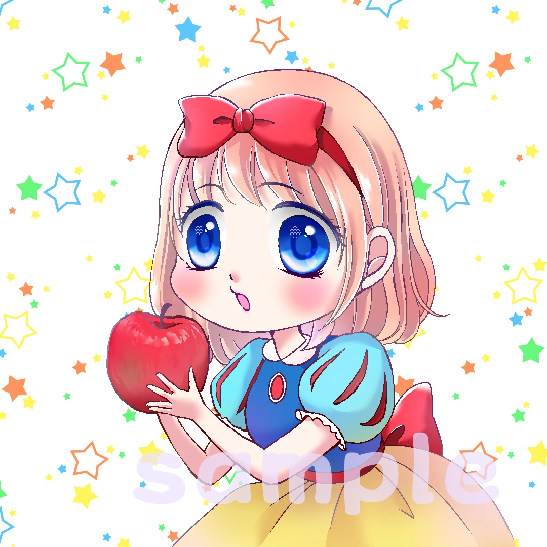 8名様までお試し価格★可愛いアイコンお描きします 小物、シンプル背景基本無料♪心を込めてお描きします★ イメージ2