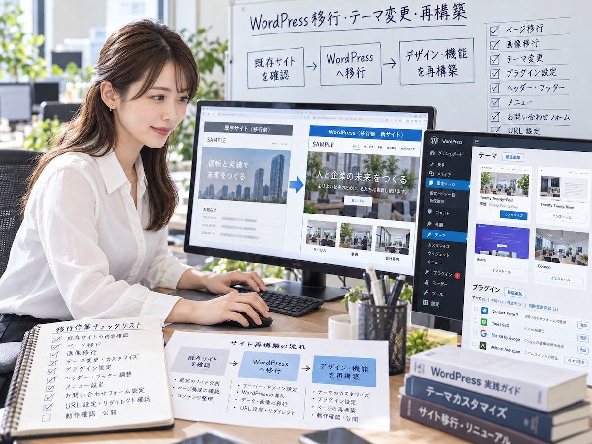 WordPressサイト移行・テーマ変更対応します STUDIO移行・テーマ変更・プラグイン移行まで対応 イメージ3