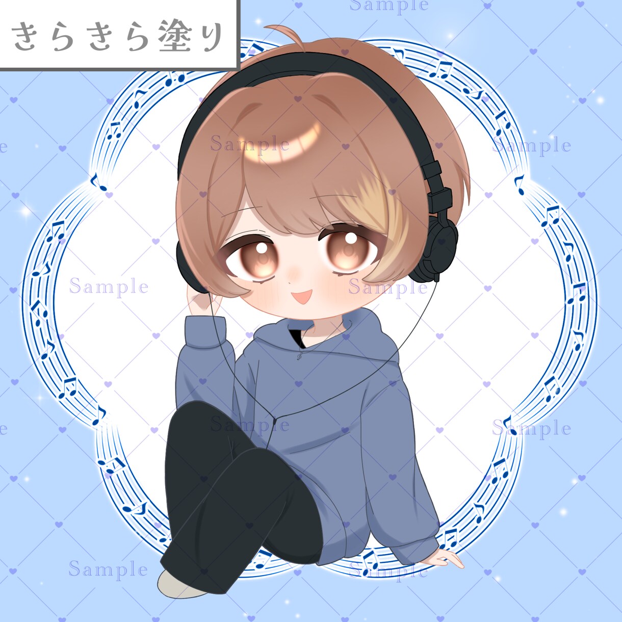 SD / ミニキャライラストを制作します SNSアイコン、配信、グッズなどに！ イメージ3
