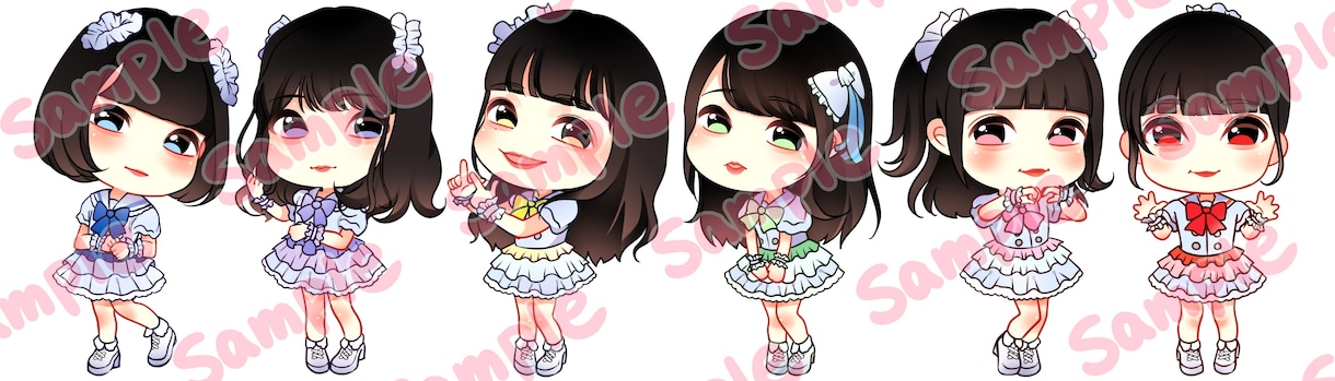 グッズイラストお描きします 自分のグッズを作ってみたいという方にイラストを提供します！ イメージ4