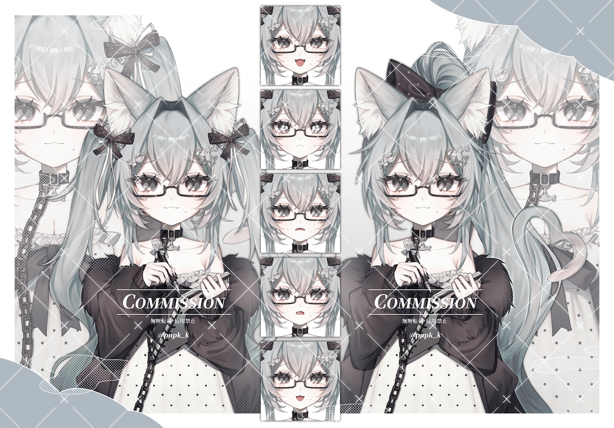 等身・SD立ち絵イラストを制作します Vtuber様、配信者様、OC制作など立ち絵が必要な方へ イメージ4