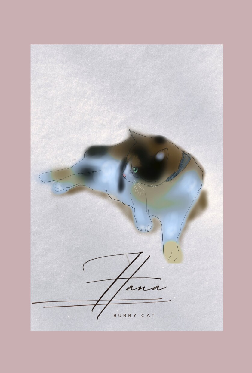 ペット似顔絵☆ロゴ付☆データ2種類！作ります 「リアル＆ほんわか＆可愛いっ」に「ゆるロゴ」まで付いちゃう イメージ6