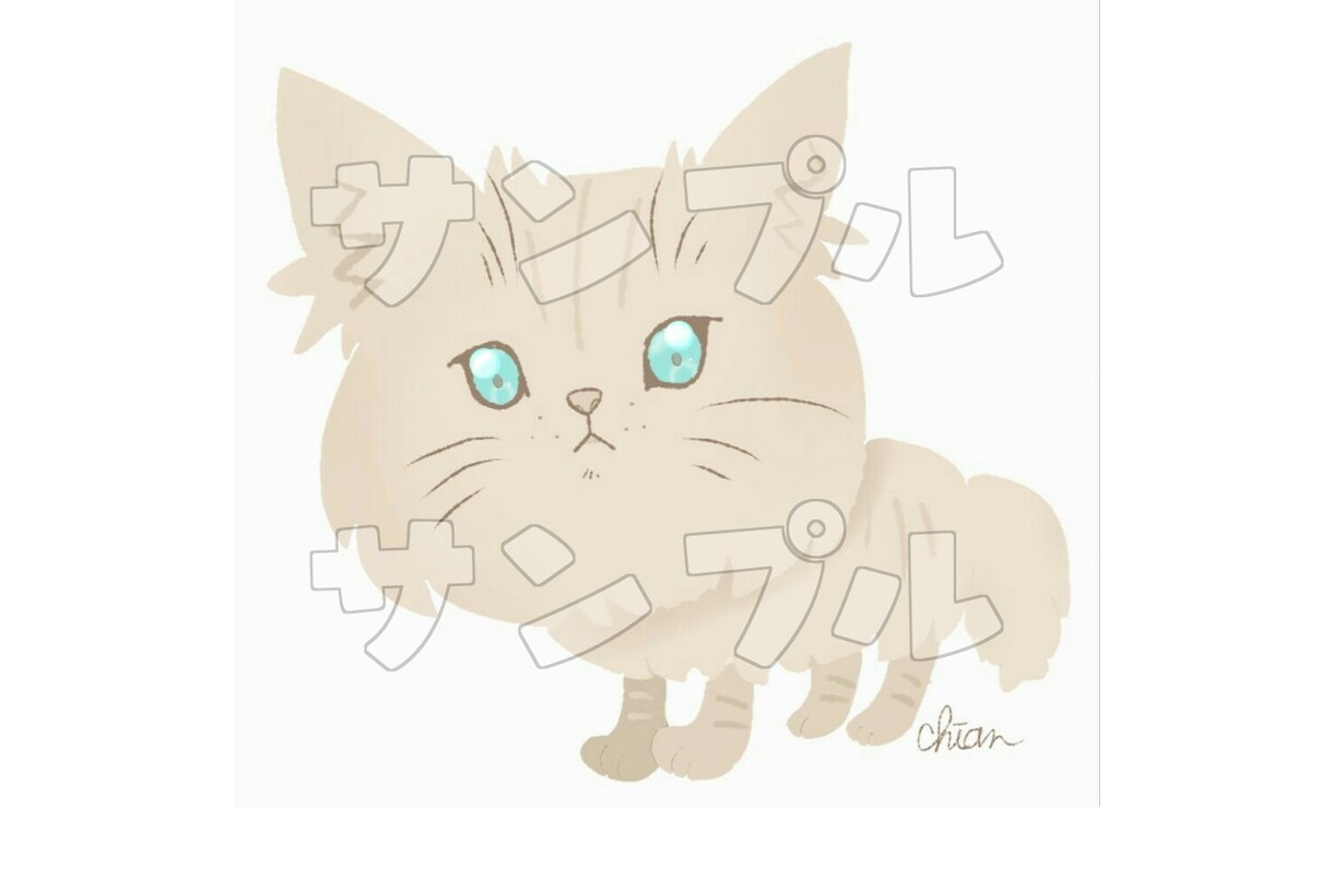 主線なしのオリジナルイラスト描けます ふわゆるのアイコンなど欲しい方、プレゼントに！ イメージ3