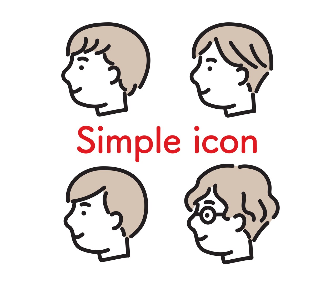 シンプルなアイコン承ります スタートキャンペーン¥3000で承ります イメージ1