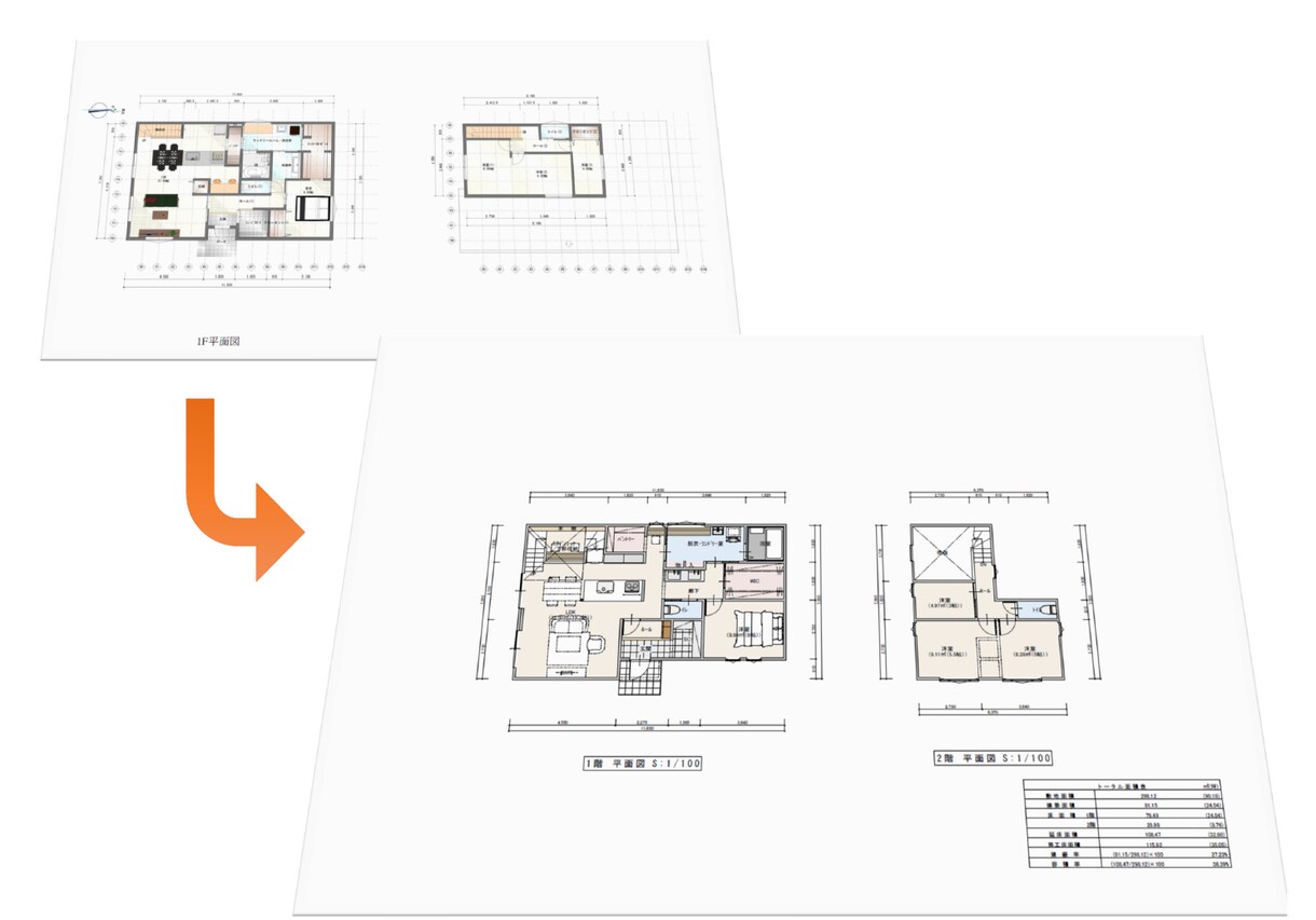 住宅の間取り診断＋改善案を作成いたします 住宅専門の一級建築士による改善間取り提案 イメージ2