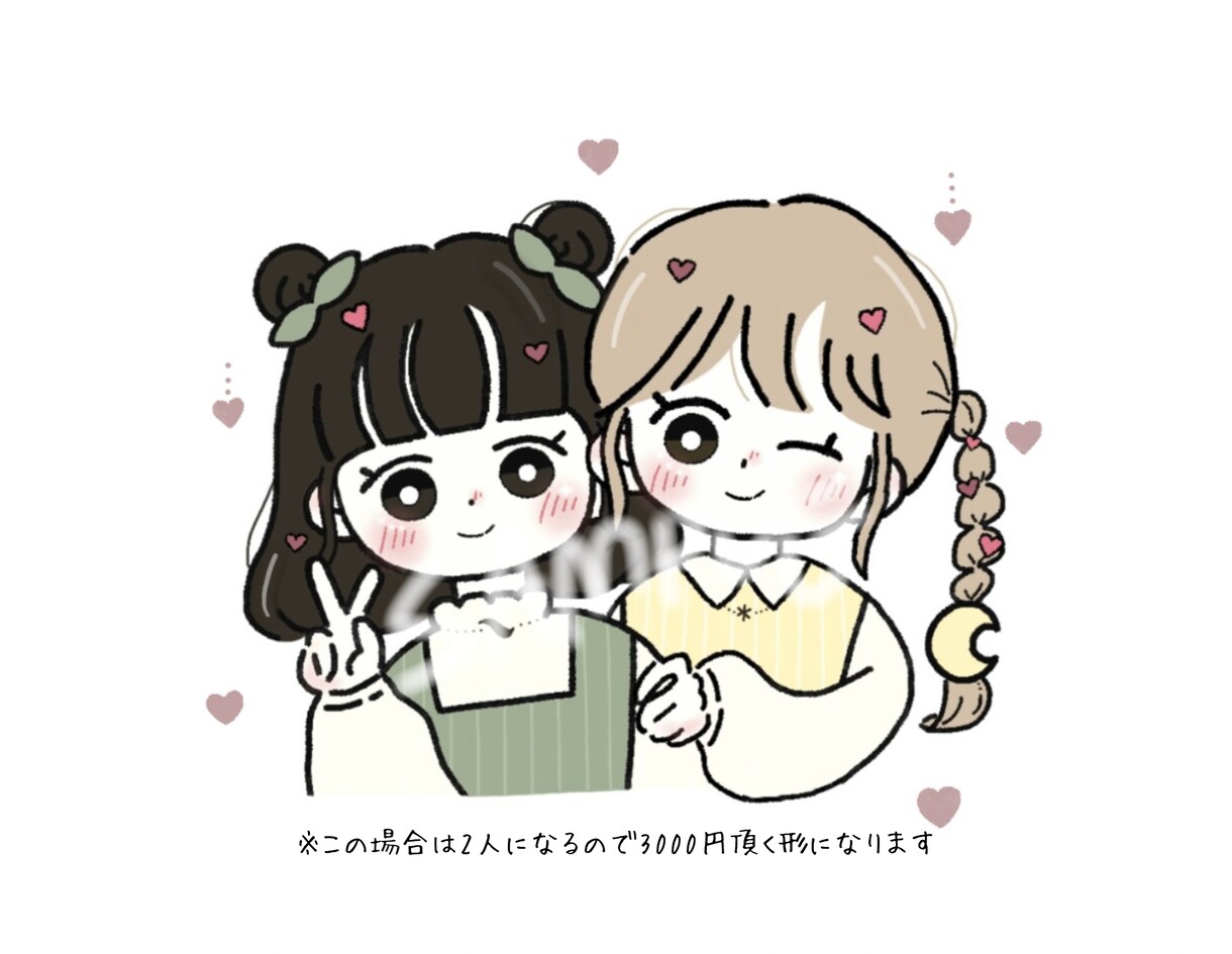イラスト・アイコンお描き致します SNSなどのアイコンなど様々な場面でお使い頂けます！ イメージ2