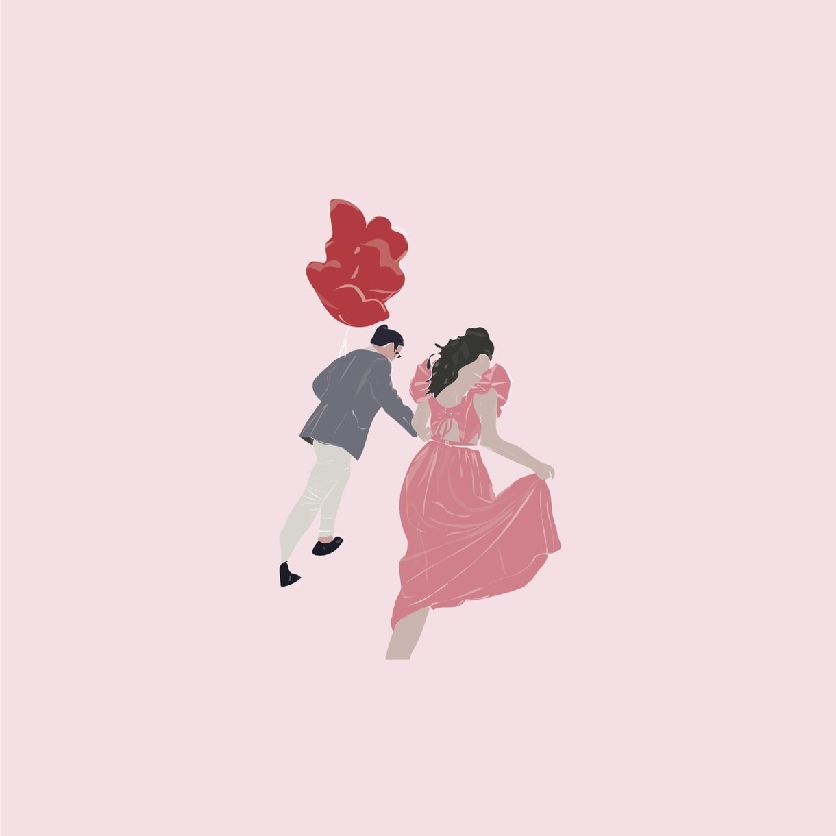 淡い雰囲気の似顔絵描いています wedding、お子様や家族との思い出描きます イメージ6