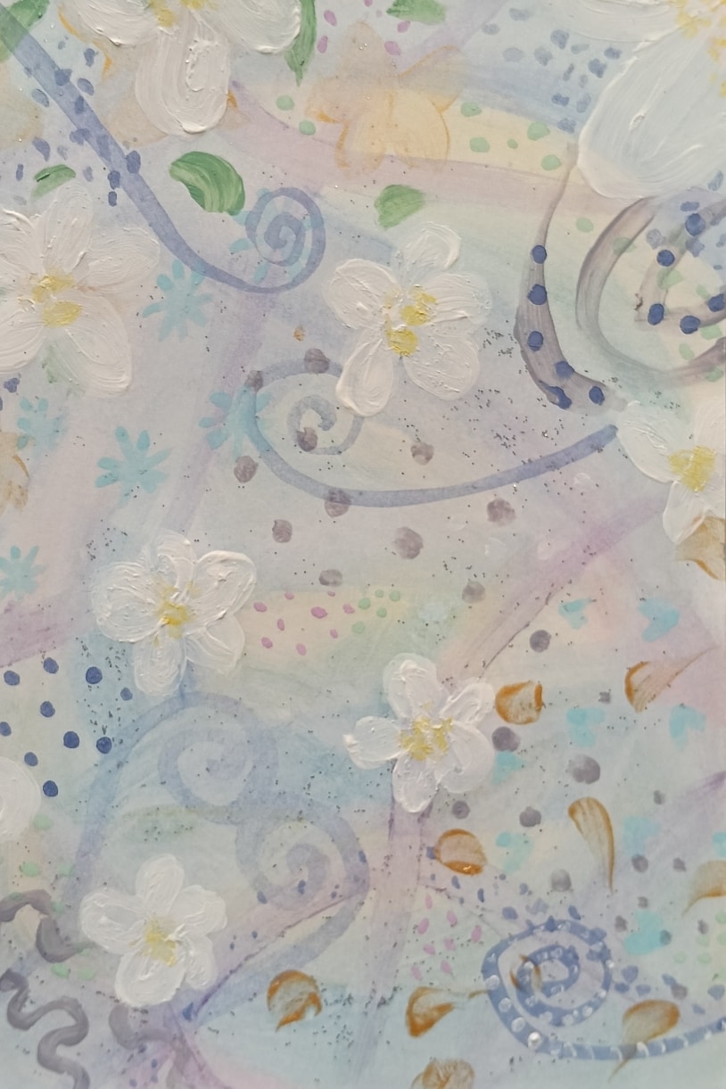 世界に一つ♡スクレツィアート画®を描きます 素粒子と波動を色彩で表現する幻想アート イメージ9