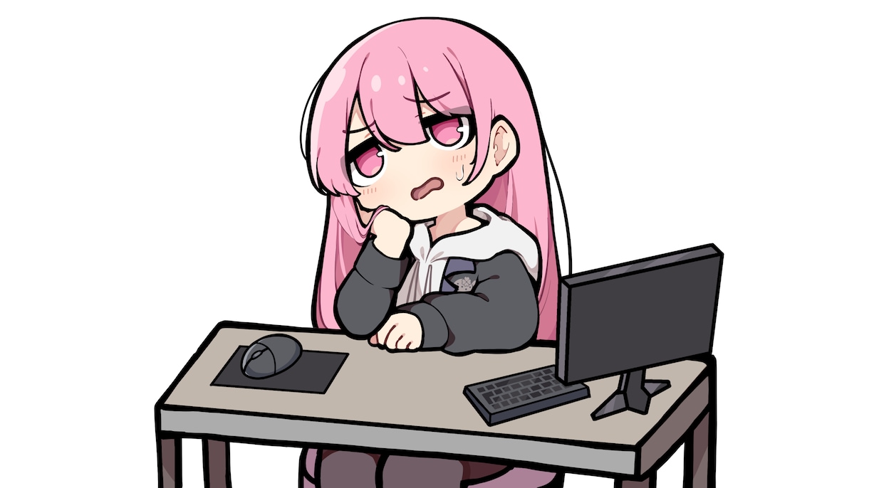 動画などに使えるかわいい3等身立ち絵をお作りします SNSアイコンにも使用可能！みにっともちっとしちゃおう♡⟡. イメージ6
