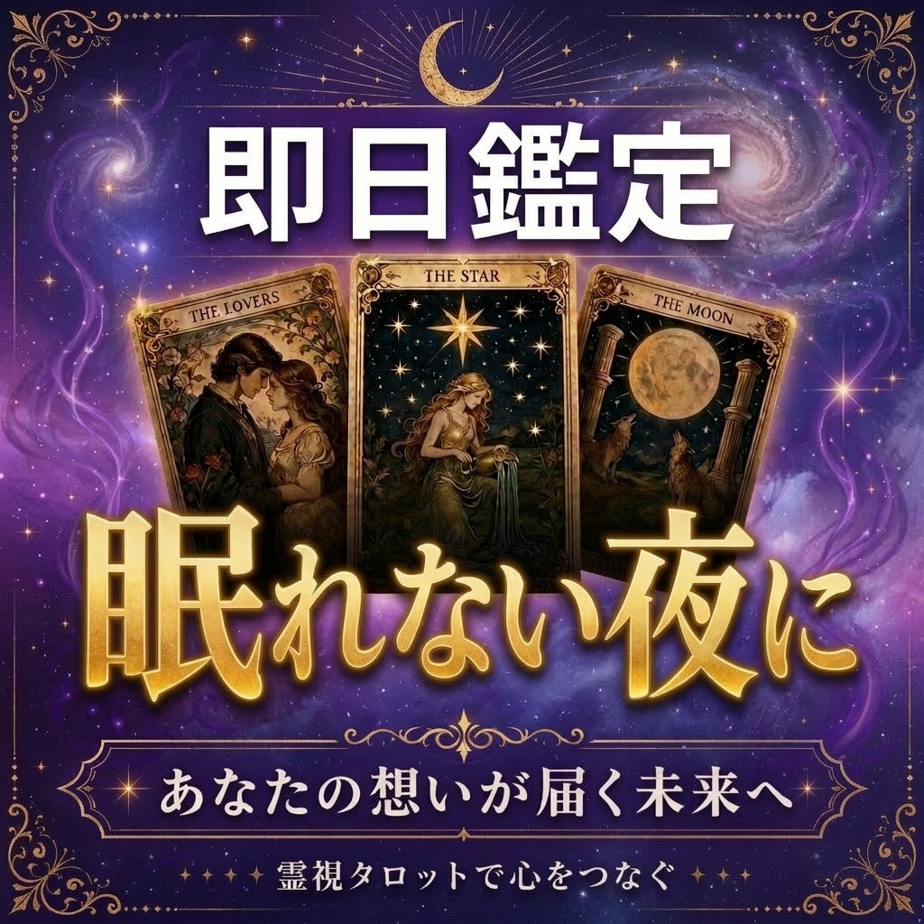 即日鑑定⭐︎お悩みを霊視タロットでお応えします 今すぐ気持ちを整理したい方へ。 ワンコインでリーディング イメージ1