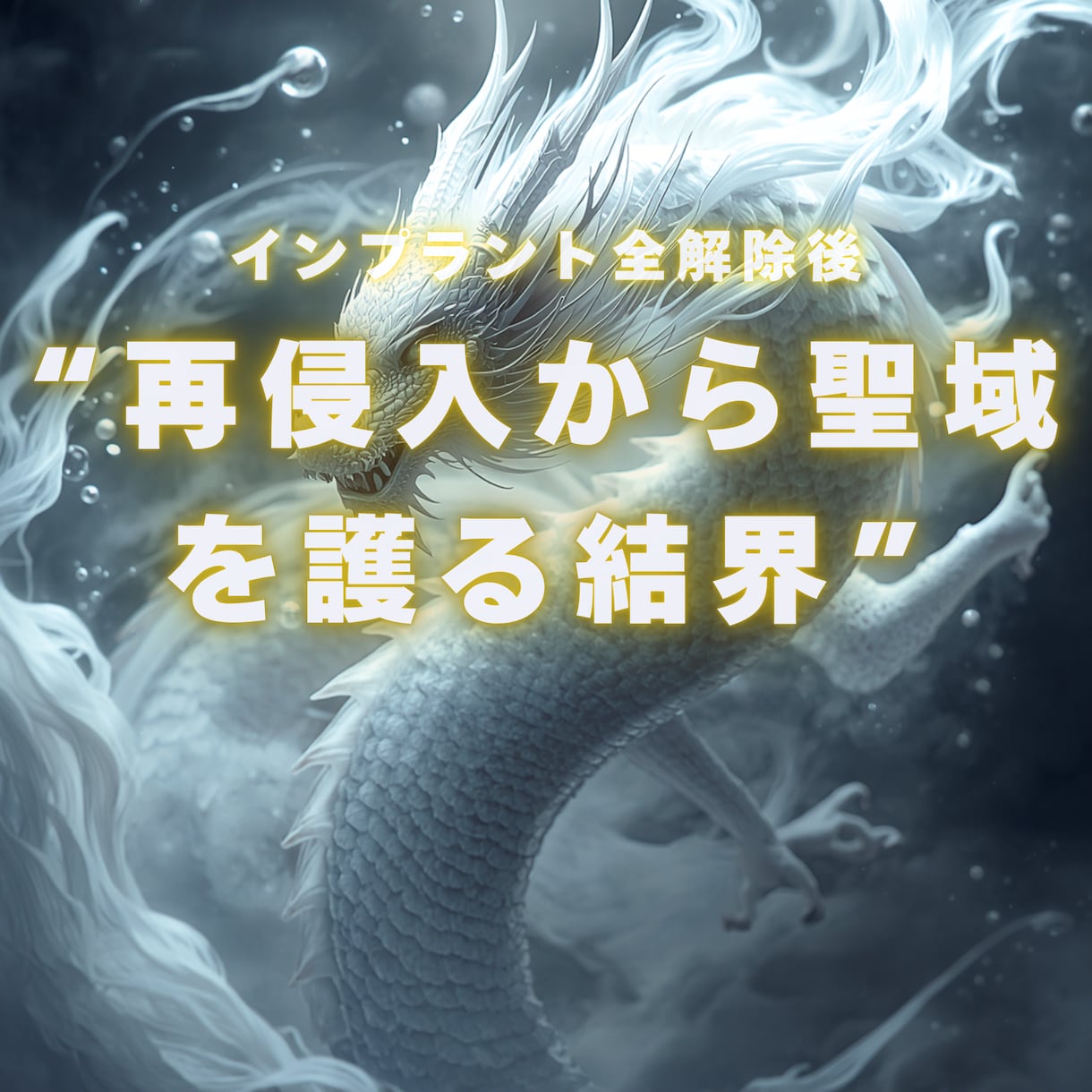 干渉のすべてを光へと還す龍王聖域結界を展開します 【残り3名様 強力護符贈呈 】領域完全保護 守護・運気好転へ イメージ3