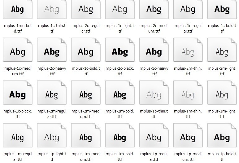 商用可能なFONTをお譲りします Windows/Macどちらでも使えるフリーのＦＯＮＴ イメージ1