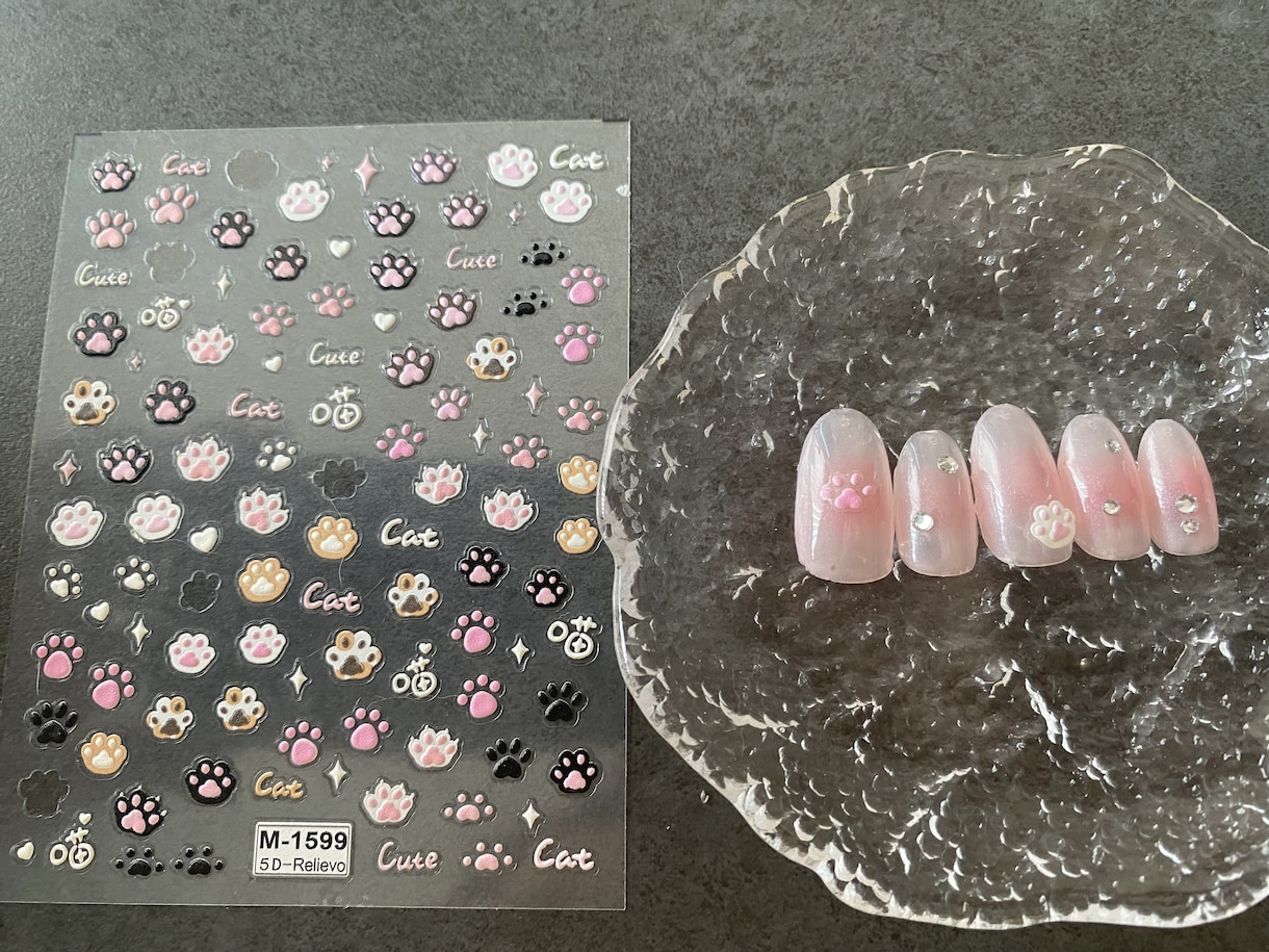ネイルチップ作成いたします 可愛いネイルチップお作りします♡パーツの数や場所の変更可能 イメージ3