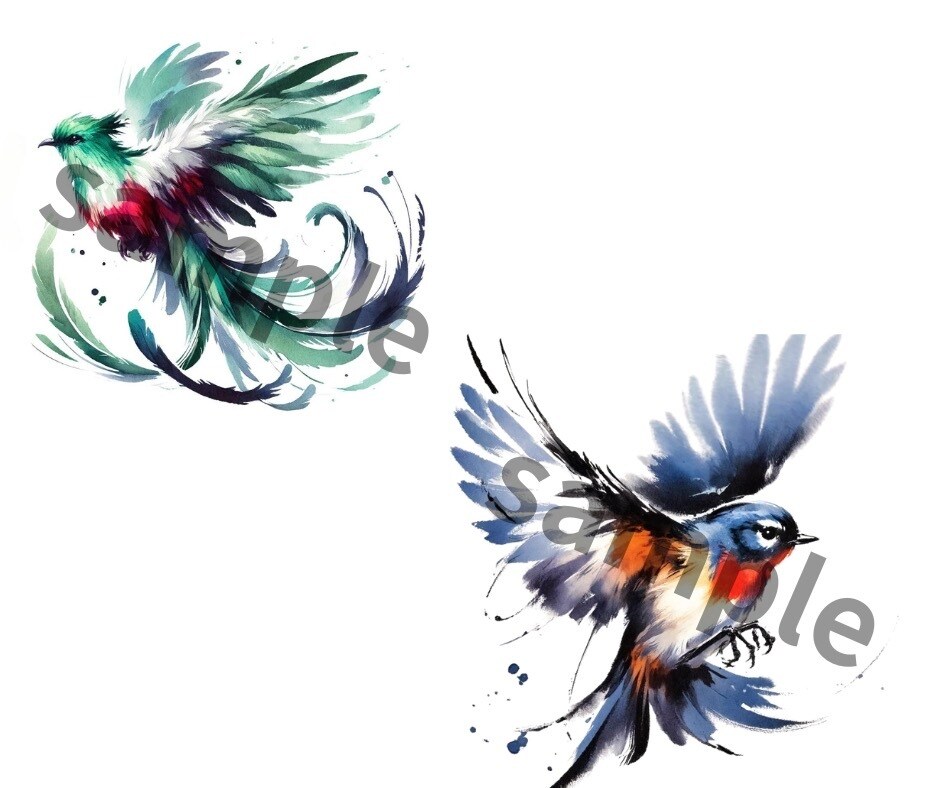 3点ご提案！躍動感ある動物の絵を筆絵水彩で描きます 商用利用OK！好きな動物を絵にしてみませんか？ イメージ3