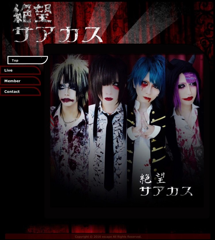 バンド、アイドルさん等のホームページ作成します 格安で本格的なホームページが作りたい方へ イメージ3