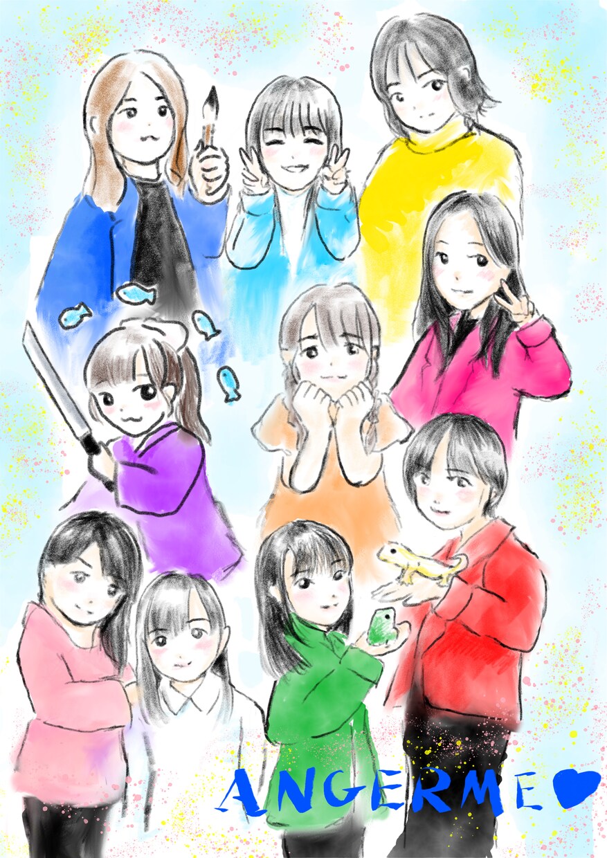 絵本みたいな手書き風イラスト描きます デフォルメ化した動物や人物等のイラストを描きます イメージ6